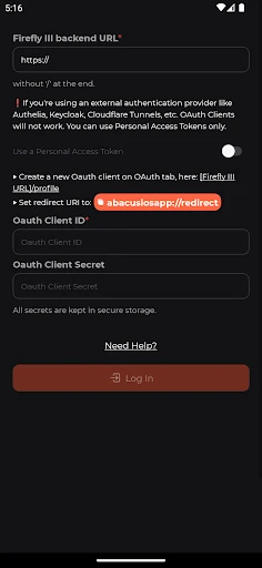 Abacus for Firefly III — 2