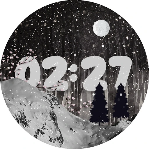 Christmas & Snow Flakes Faces — 2