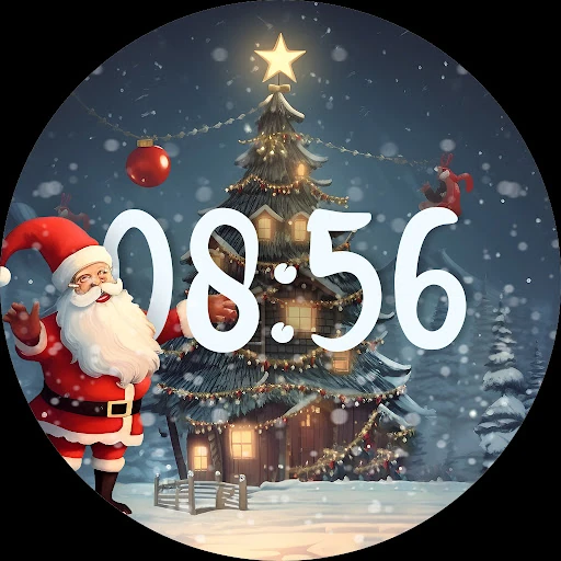 Christmas & Snow Flakes Faces — 3