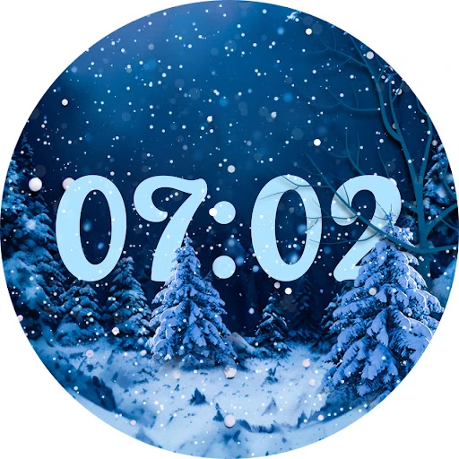 Christmas & Snow Flakes Faces — 4