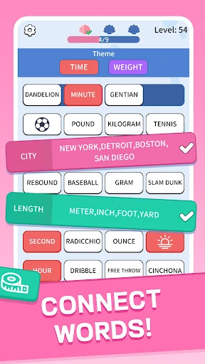 Association Sort: Word Match — 4