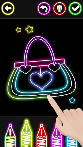 Glitter Beauty Coloring Pages — 7