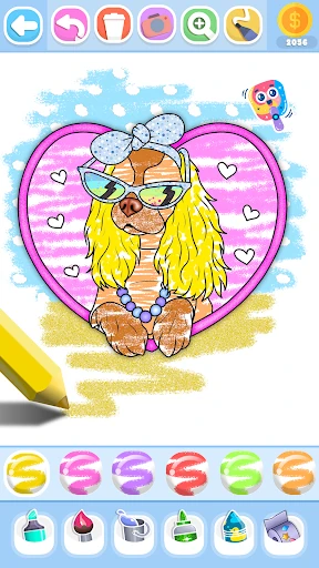 Glitter Beauty Coloring Pages — 13