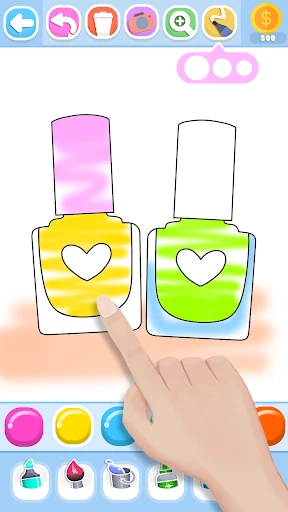 Glitter Beauty Coloring Pages — 15