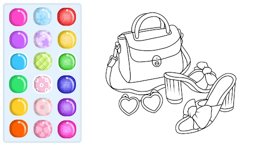 Glitter Beauty Coloring Pages — 19