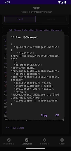SPIC - Play Integrity Checker — 5