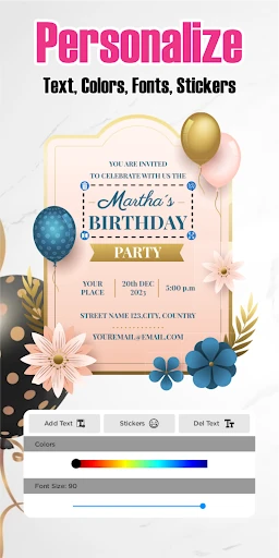 Birthday Invitation Card Maker — 4