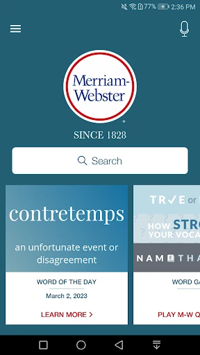 Dictionary - Merriam-Webster — 1