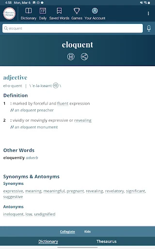 Dictionary - Merriam-Webster — 3