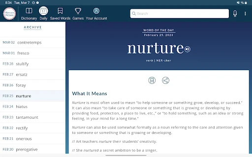 Dictionary - Merriam-Webster — 8