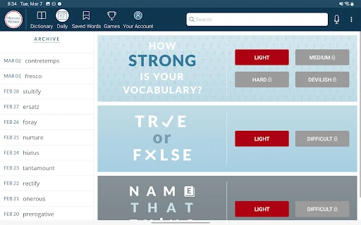 Dictionary - Merriam-Webster — 11