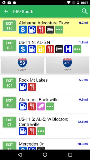 iExit Interstate Exit Guide — 2