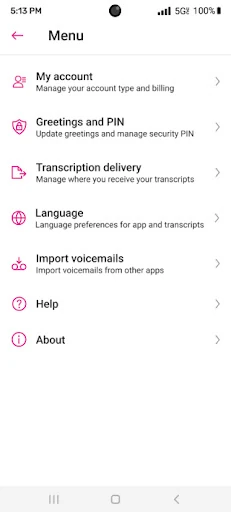 Visual Voicemail — 6