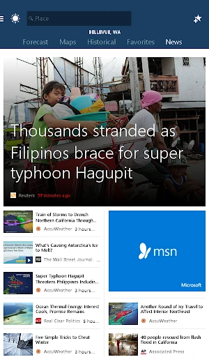 MSN Weather - Forecast & Maps — 4
