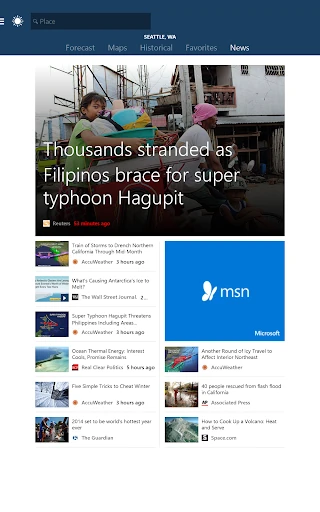 MSN Weather - Forecast & Maps — 9