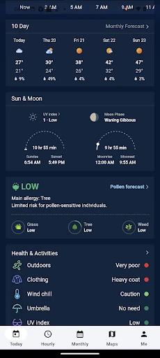 MSN Weather - Forecast & Maps — 10