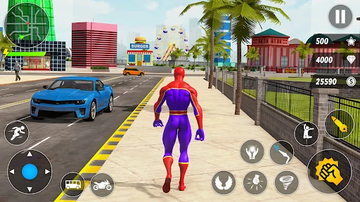 Spider Robot Hero Car Games — 12