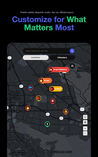 CrimeRadar: Dispatch Alerts — 11
