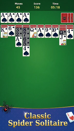 Spider Solitaire - puzzle trip — 17
