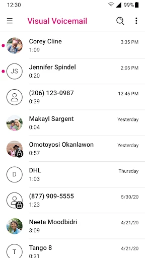 T-Mobile Visual Voicemail — 2