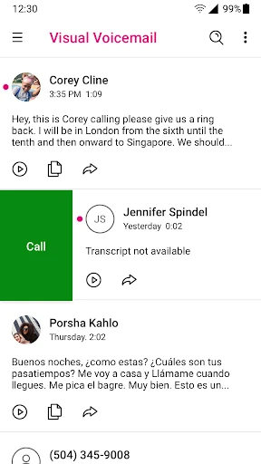 T-Mobile Visual Voicemail — 4