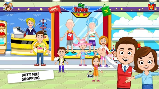 My Town Airport games for kids — 2