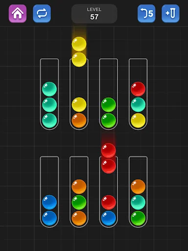 ボール選別 - 脳を鍛える色分けパズル ゲーム — 10