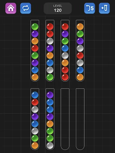 ボール選別 - 脳を鍛える色分けパズル ゲーム — 16
