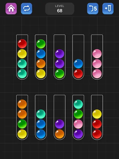 ボール選別 - 脳を鍛える色分けパズル ゲーム — 18