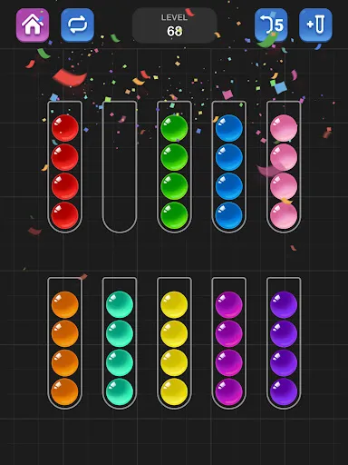 ボール選別 - 脳を鍛える色分けパズル ゲーム — 19
