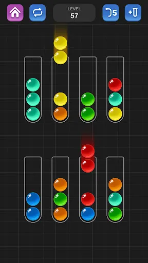 ボール選別 - 脳を鍛える色分けパズル ゲーム — 3