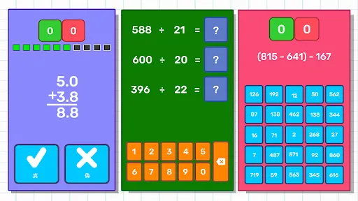 数学ゲーム - たし算、ひき算、かけ算、わり — 15