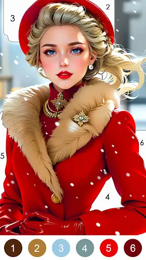 プリンセスドレスぬりえゲーム — 13