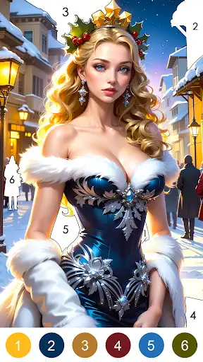 プリンセスドレスぬりえゲーム — 2