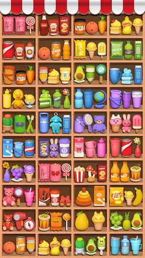商品ソーティング:マッチ3パズル — 1
