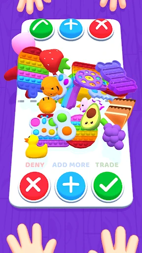 プッシュポップバブル交換ゲーム ポップイットトレード — 5