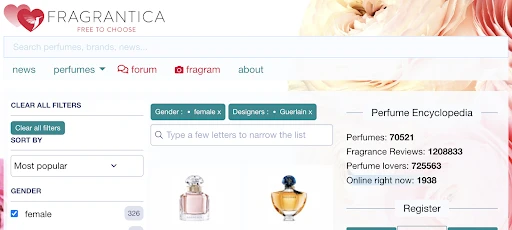 Fragrantica Perfumes — 4
