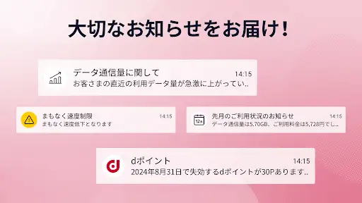 My docomo - 料金・通信量の確認 — 2