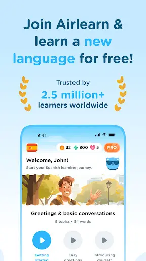Airlearn - Language Learning — 1