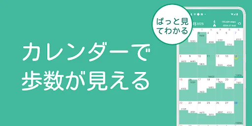 歩数計 持って歩くだけ簡単シンプルなアプリ — 2