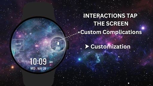 Galaxy 3D Watch Face — 13