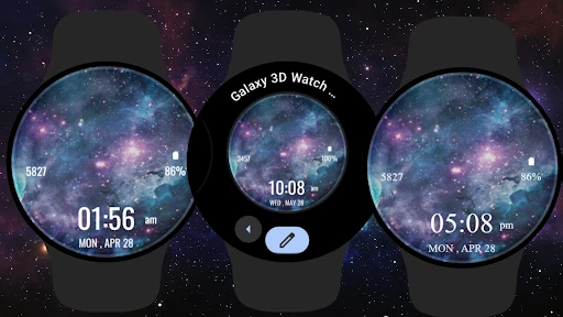 Galaxy 3D Watch Face — 4