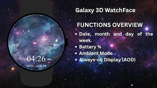 Galaxy 3D Watch Face — 6
