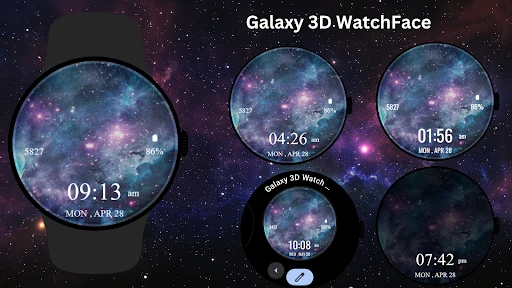 Galaxy 3D Watch Face — 7
