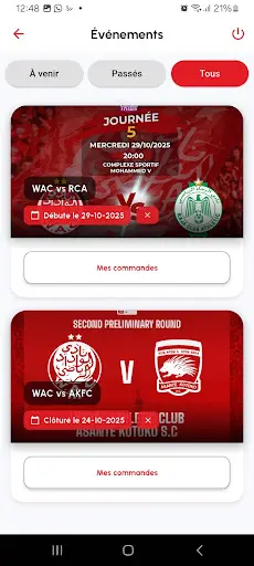 WYDAD TICKETING — 13