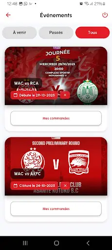 WYDAD TICKETING — 3