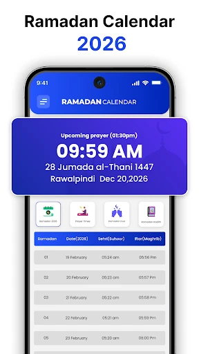 Ramadan Calendar 2026 — 2