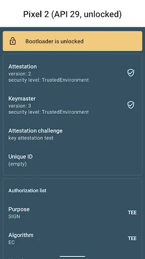 Key Attestation Demo — 2