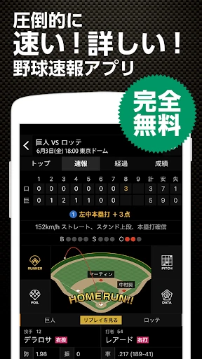 スポナビ 野球速報 — 1