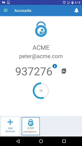 Oracle Mobile Authenticator — 1